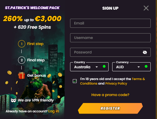 Wild Tokyo Casino Login and Sign Up Page — Secure Account Access